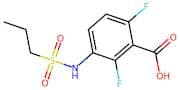 2,6-Difluoro-3-[(propylsulphonyl)amino]benzoic acid