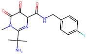 2-(2-Aminoprop-2-yl)-N-(4-fluorobenzyl)-5-hydroxy-1-methyl-6-oxo-1,6-dihydropyrimidine-4-carboxami…