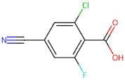 2-Chloro-4-cyano-6-fluorobenzoic acid