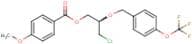 (R)-3-Chloro-2-((4-(trifluoromethoxy)benzyl)oxy)propyl 4-methoxybenzoate