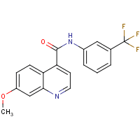 7-Methoxy-N-(3-(trifluoromethyl)phenyl)quinoline-4-carboxamide