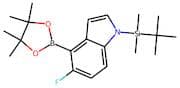 1-[(1,1-Dimethylethyl)dimethylsilyl]-5-fluoro-4-(4,4,5,5-tetramethyl-1,3,2-dioxaborolan-2-yl)-1H-I…