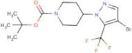 tert-Butyl 4-(4-bromo-5-(trifluoromethyl)-1H-pyrazol-1-yl)piperidine-1-carboxylate