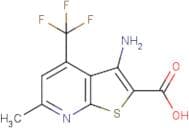 3-Amino-6-methyl-4-(trifluoromethyl)thieno-[2,3-b]pyridine-2-carboxylic acid