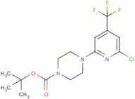 6-Chloro-2-(4-tert-butoxycarbonylpiperazino)-4-(trifluoromethyl)pyridine