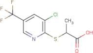 2-[[3-Chloro-5-(trifluoromethyl)pyridin-2-yl]sulfanyl]propionic acid