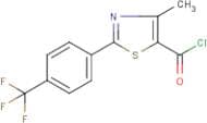 4-Methyl-2-[4-(trifluoromethyl)phenyl]thiazole-5-carbonyl chloride