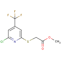 Methyl 2-[6-chloro-4-(trifluoromethyl)pyridin-2-yl]mercaptoacetate