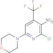 4-[6-Chloro-5-nitro-4-(trifluoromethyl)pyridin-2-yl]morpholine
