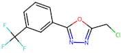 2-(Chloromethyl)-5-[3-(trifluoromethyl)phenyl]-1,3,4-oxadiazole