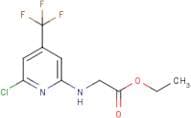 Ethyl N-[[6-chloro-4-(trifluoromethyl)pyridin-2-yl]amino]acetate