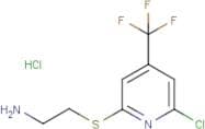 6-Chloro-2-(2-aminoethyl)sulphanyl-4-(trifluoromethyl)pyridine hydrochloride