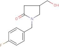 1-(4-Fluorobenzyl)-3-(hydroxymethyl)-5-oxopyrrolidine