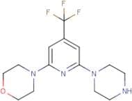 1-[2-(Morpholin-4-yl)-4-(trifluoromethyl)pyridin-6-yl]piperazine