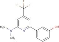 3-[6-Dimethylamino-4-(trifluoromethyl)pyridin-2-yl]phenol