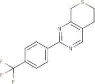 6,8-Dihydro-2-[4-(trifluoromethyl)phenyl]-5H-thiopyrano[3,4-d]pyrimidine