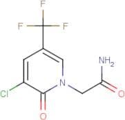 2-[3-Chloro-2-oxo-5-(trifluoromethyl)pyridin-1-yl]acetamide