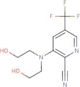 3-[Bis(2-hydroxyethyl)amino]-2-cyano-5-(trifluoromethyl)pyridine