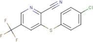 2-Cyano-3-(4-chlorophenylsulfanyl)-5-(trifluoromethyl)pyridine