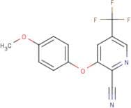 2-Cyano-3-(4-methoxyphenoxy)-5-(trifluoromethyl)pyridine
