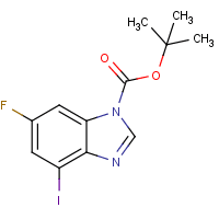 tert-Butyl 6-fluoro-4-iodo-1H-benzimidazole-1-carboxylate