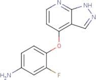 3-Fluoro-4-(1H-pyrazolo[3,4-b]pyridin-4-yloxy)aniline