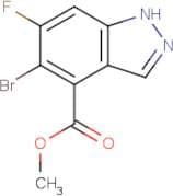 Methyl 5-bromo-6-fluoro-1H-indazole-4-carboxylate