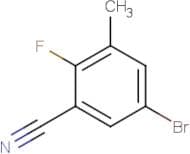 5-Bromo-2-fluoro-3-methylbenzonitrile