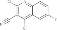 2,4-Dichloro-6-fluoroquinoline-3-carbonitrile