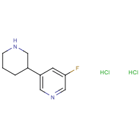 3-Fluoro-5-(piperidin-3-yl)pyridine dihydrochloride