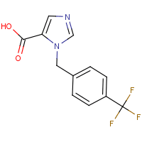 1-[4-(Trifluoromethyl)benzyl]-1H-imidazole-5-carboxylic acid