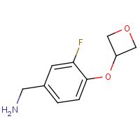 [3-Fluoro-4-(oxetan-3-yloxy)phenyl]methanamine