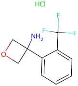 3-[2-(Trifluoromethyl)phenyl]oxetan-3-amine hydrochloride