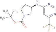 tert-Butyl (3R)-3-{[6-(trifluoromethyl)pyrimidin-4-yl]amino}pyrrolidine-1-carboxylate