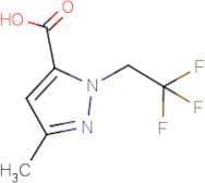 3-Methyl-1-(2,2,2-trifluoroethyl)-1H-pyrazole-5-carboxylic acid