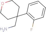 [4-(2-Fluorophenyl)oxan-4-yl]methanamine