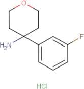 4-(3-Fluorophenyl)oxan-4-amine hydrochloride