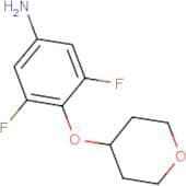 3,5-Difluoro-4-(tetrahydro-2H-pyran-4-yloxy)aniline