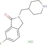6-Fluoro-2-(piperidin-4-ylmethyl)isoindolin-1-one hydrochloride