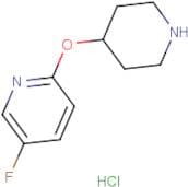 5-Fluoro-2-(piperidin-4-yloxy)pyridine hydrochloride
