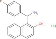 1-[Amino-(4-fluoro-phenyl)-methyl]-naphthalen-2-ol hydrochloride