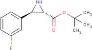 trans-tert-Butyl 3-(3-fluorophenyl)-aziridine-2-carboxylate