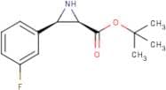 cis-tert-Butyl 3-(3-fluorophenyl)-aziridine-2-carboxylate