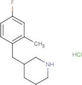 3-(4-Fluoro-2-methyl-benzyl)-piperidine hydrochloride