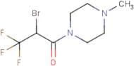 2-Bromo-3,3,3-trifluoro-1-(4-methylpiperazin-1-yl)propan-1-one