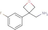 (3-(3-Fluorophenyl)oxetan-3-yl)methylamine