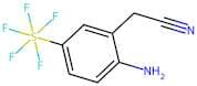(2-Amino-5-(pentafluorosulfanyl)phenyl)acetonitrile