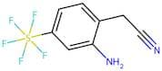 (2-Amino-4-(pentafluorosulfanyl)phenyl)acetonitrile
