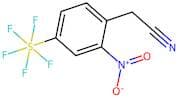 (2-Nitro-4-(pentafluorosulfanyl)phenyl)acetonitrile