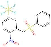 1-Nitro-2-benzenesulfoxylmethyl-4-(pentafluorosulfanyl)benzene
